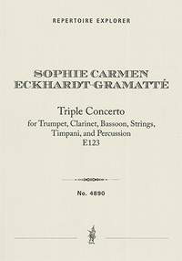 Eckhardt-Gramatté, Sophie Carmen: Triple Concerto, E123