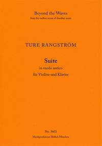 Rangström, Ture: Suite 'in modo antico' for violin and piano, 1912
