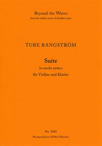 Rangström, Ture: Suite 'in modo antico' for violin and piano, 1912