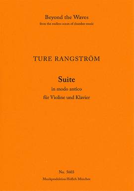Rangström, Ture: Suite 'in modo antico' for violin and piano, 1912