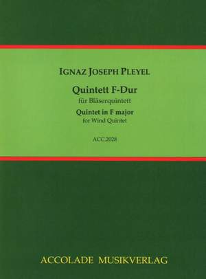 Pleyel, I J: Quintett F-Dur