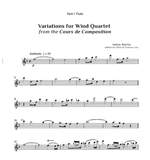 Reicha, Anton: Variations for Woodwind Quartet Product Image