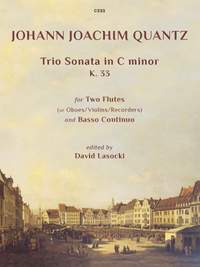 Quantz, Johann J: Trio Sonata in C minor, K. 33
