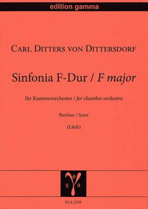 Dittersdorf, K D v: Sinfonia F major