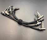 Mojo Cable Pancake/Pancake Patch - 15cm - Black - 4 pack Product Image