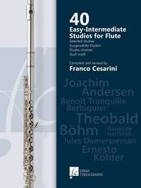 40 Easy-Intermediate Studies for Flute