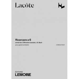 Lacôte, T: Ricercare a 6