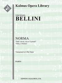 Bellini: Norma: Act II, Duetto (Soprano, Alto): Deh! Con Te; Mira, O Norma: [Transposed, E-Flat]