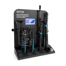 Nuvo instrument set with multimedia display stand