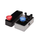 D'Addario XPND Footswitch Topper, Blue/Red 2-Pack Product Image