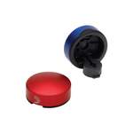 D'Addario XPND Footswitch Topper, Blue/Red 2-Pack Product Image