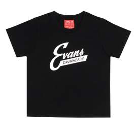 EVANS Retro Wo's T-Shirt Black M
