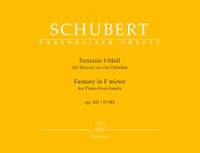 Schubert, Franz: Fantasy for Piano (Four-Hands) in F minor op. 103 D 940