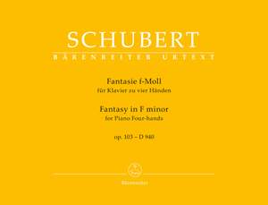 Schubert, Franz: Fantasy for Piano (Four-Hands) in F minor op. 103 D 940