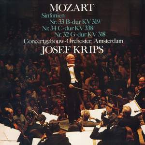 Mozart: Symphonies Nos. 32, 34 & 33; Rehearsal for Symphony No. 33