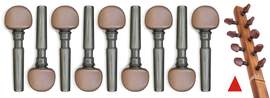 Wittner machine heads Fine tuning pegs Komuz/Qomuz/Qopuz/Kopuz black/brown