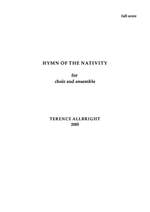 Allbright, Terence: Hymn of the Nativity Product Image