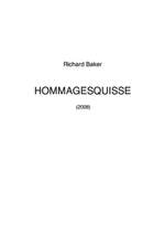 Baker, Richard: Hommagesquisse Product Image