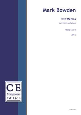 Bowden, Mark: Five Memos