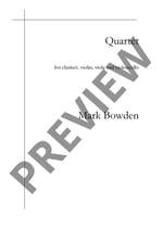 Bowden, Mark: Quartet Product Image