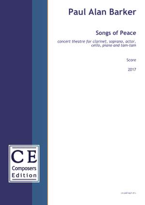 Barker, Paul Alan: Songs of Peace