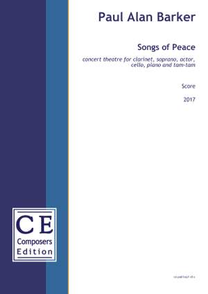 Barker, Paul Alan: Songs of Peace