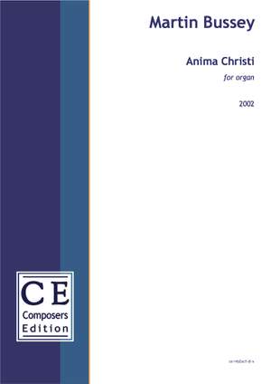 Bussey, Martin: Anima Christi