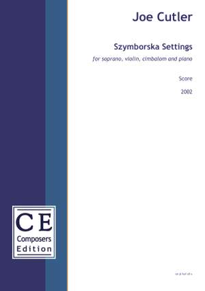 Cutler, Joe: Szymborska Settings