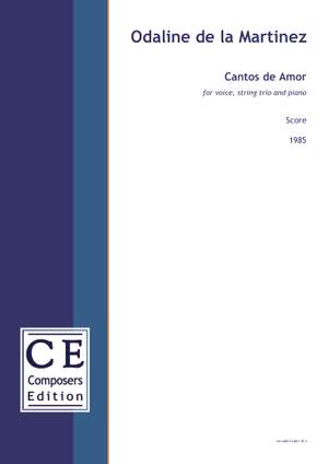 de la Martinez, Odaline: Cantos de Amor