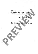 de la Martinez, Odaline: Improvisations Product Image