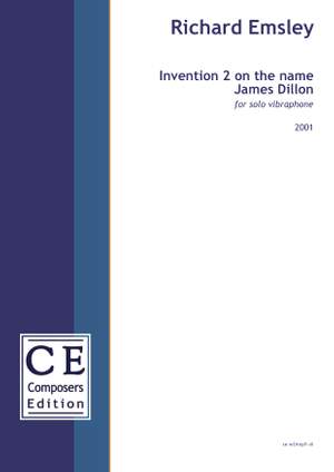 Emsley, Richard: Invention 2 on the name James Dillon