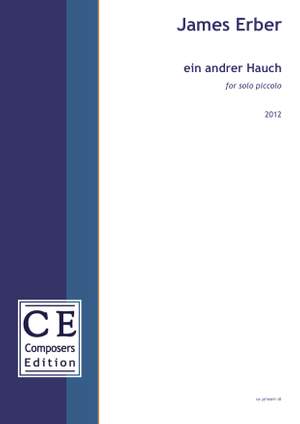 Erber, James: ein andrer Hauch