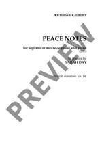 Gilbert, Anthony: Peace Notes Product Image