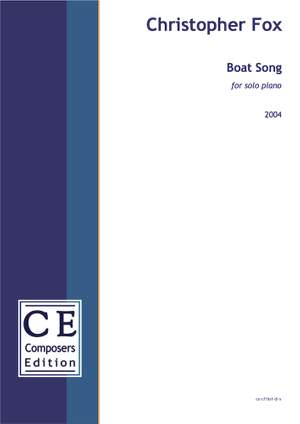 Fox, Christopher: Boat Song