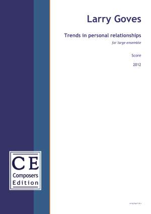 Goves, Larry: Trends in personal relationships