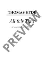 Hyde, Thomas: All this Time Product Image