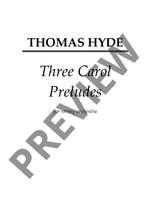 Hyde, Thomas: Three Carol Preludes Product Image