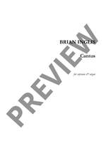 Inglis, Brian: Cantus Product Image