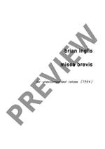 Inglis, Brian: missa brevis Product Image
