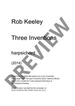 Keeley, Rob: Three Inventions Product Image