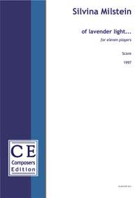 Milstein, Silvina: of lavender light...