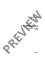 Nunn, Patrick: Five Miniatures Product Image