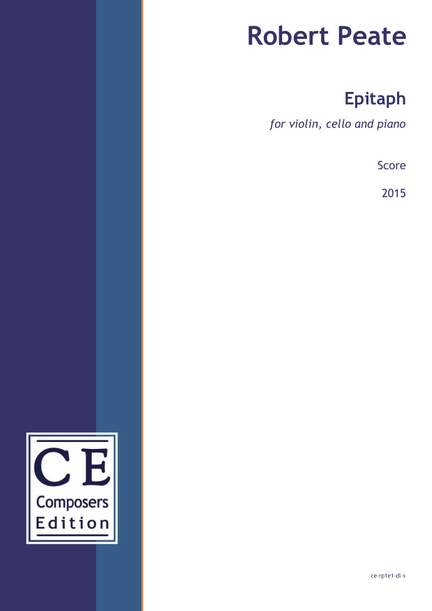Peate, Robert: Epitaph