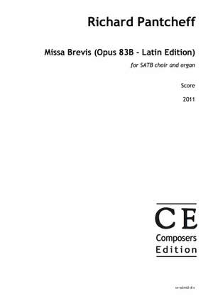 Pantcheff, Richard: Missa Brevis (Opus 83B - Latin Edition)