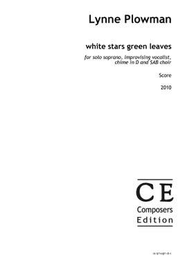 Plowman, Lynne: white stars green leaves