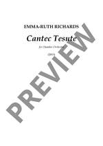 Richards, Emma-Ruth: Cantec Tesute Product Image