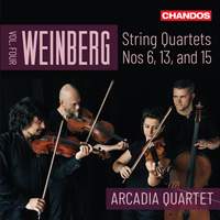 Mieczysław Weinberg: String Quartets, Vol. 4 (nos 6, 13 and 15)