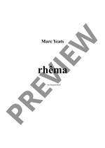 Yeats, Marc: rhêma Product Image