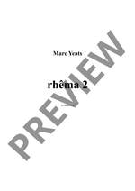 Yeats, Marc: rhêma 2 Product Image