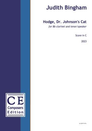 Bingham, Judith: Hodge, Dr. Johnson's Cat